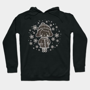 Winter Shy Girl Hoodie